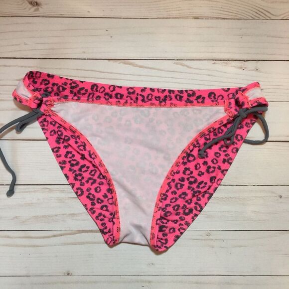 O’rageous Bikini Swimsuit Pink/Gray Leopard Med - Picture 6 of 8